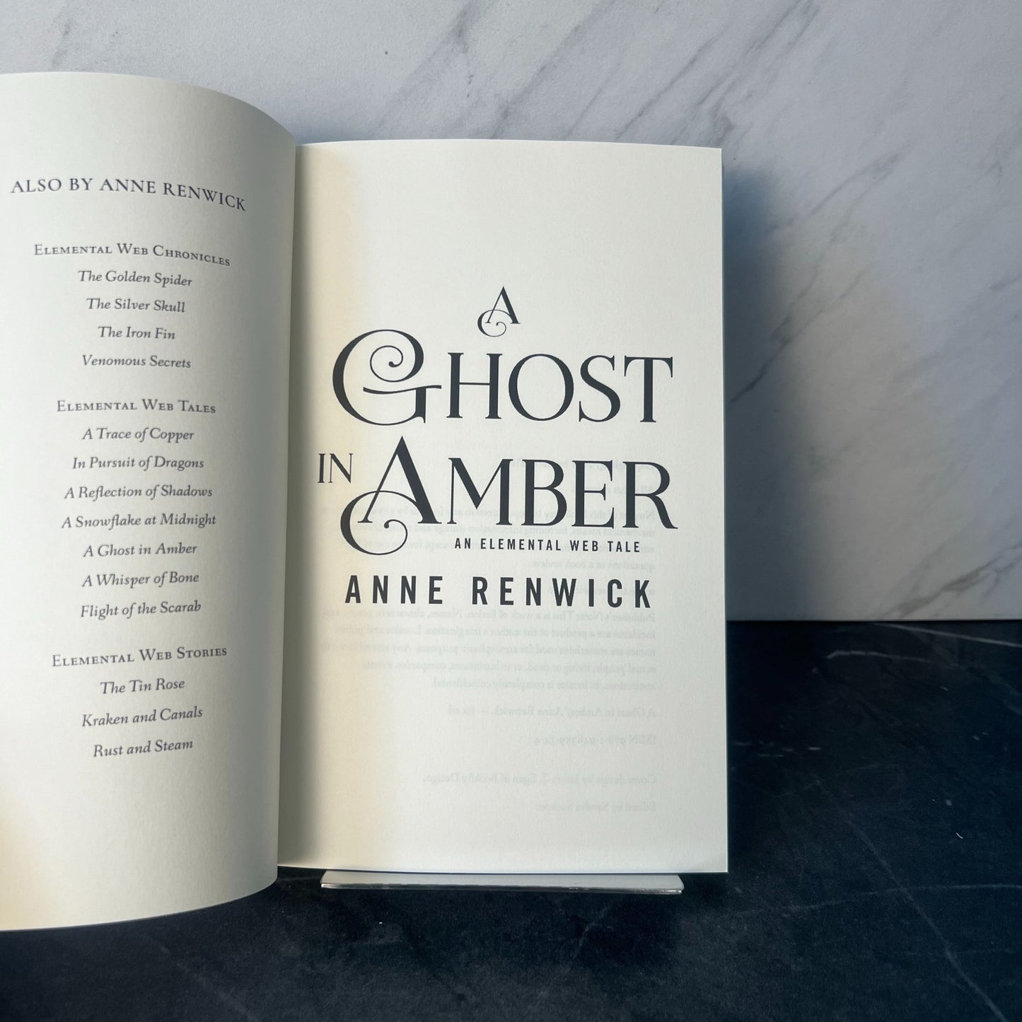 A Ghost in Amber (Signed Paperback)