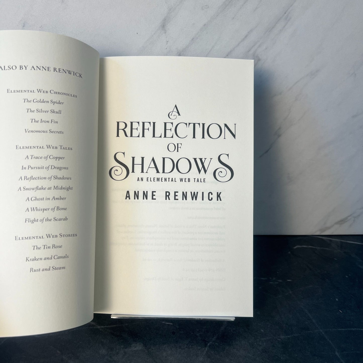 A Reflection of Shadows (Signed Paperback)