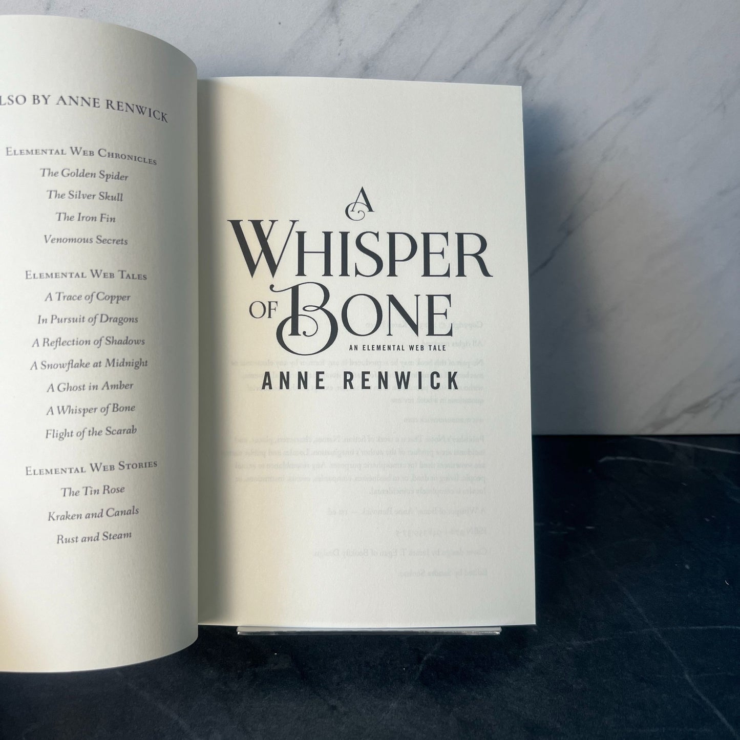 A Whisper of Bone (Signed Paperback)